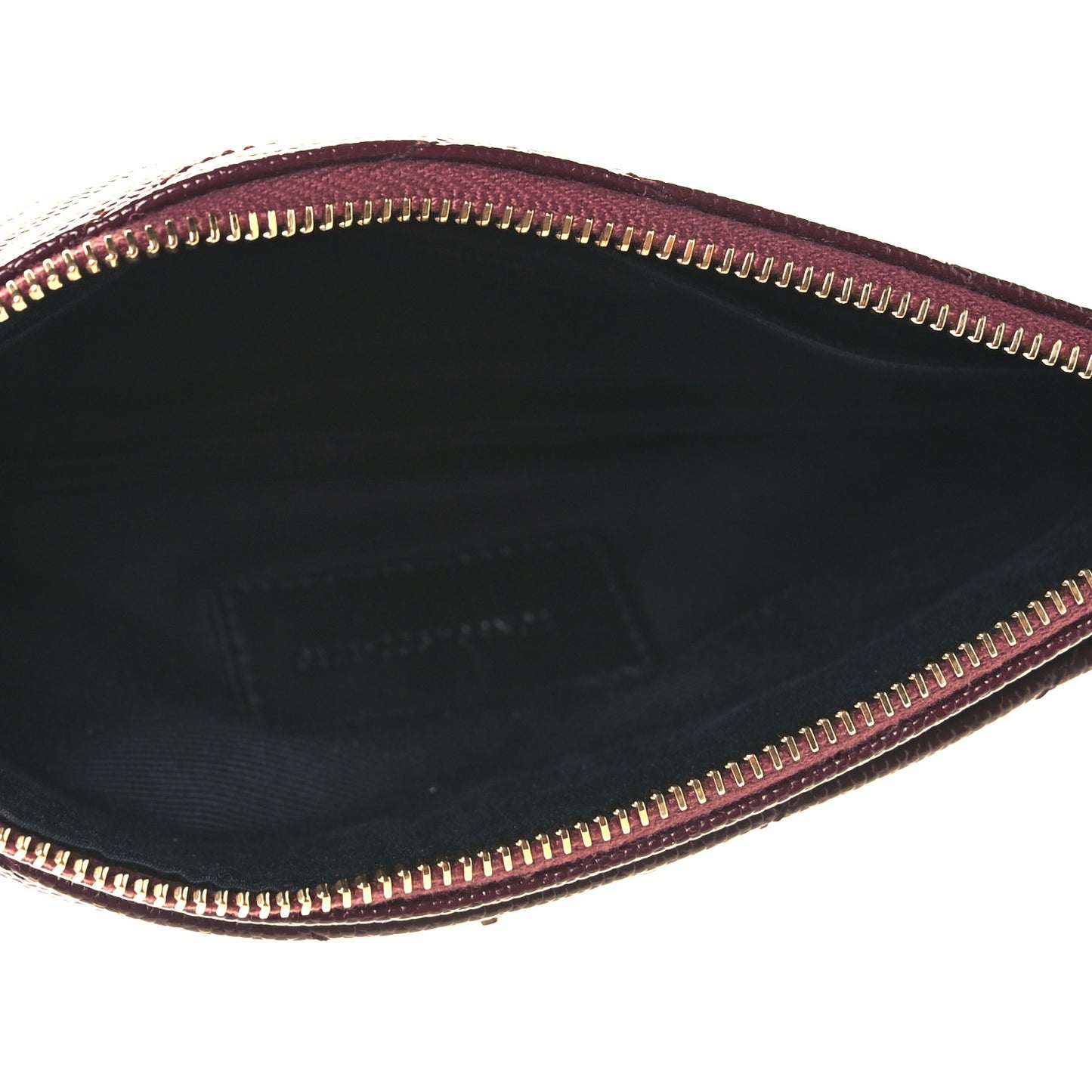 Grain De Poudre Matelasse Chevron Monogram Bill Pouch Rouge Legion