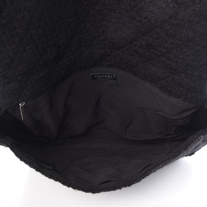 Chanel Tweed Easy 2.55 Reissue XXL Maxi Flap Black 5 of 10