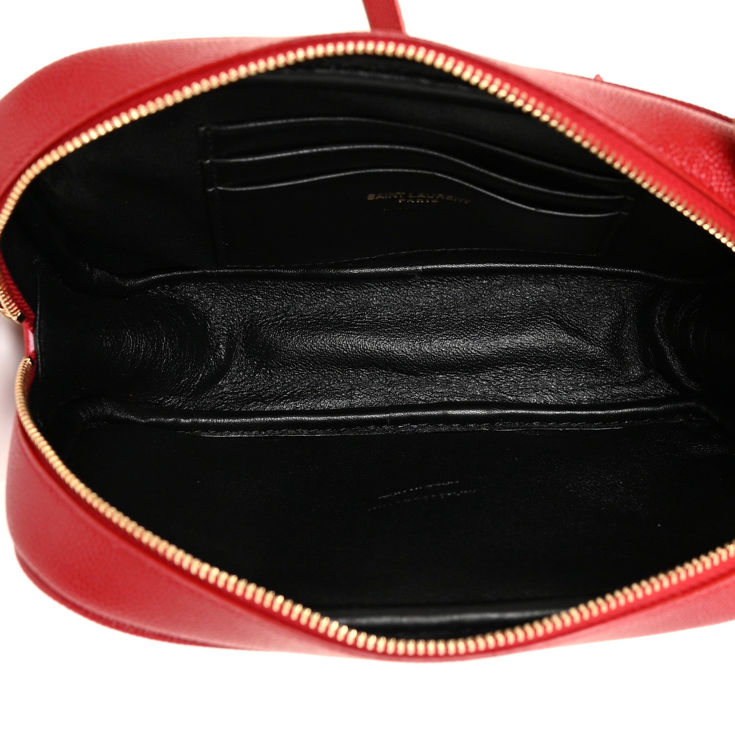 Saint Laurent Grain De Poudre Matelasse Monogram Mini Lou Camera Bag Eros Red 4 of 12