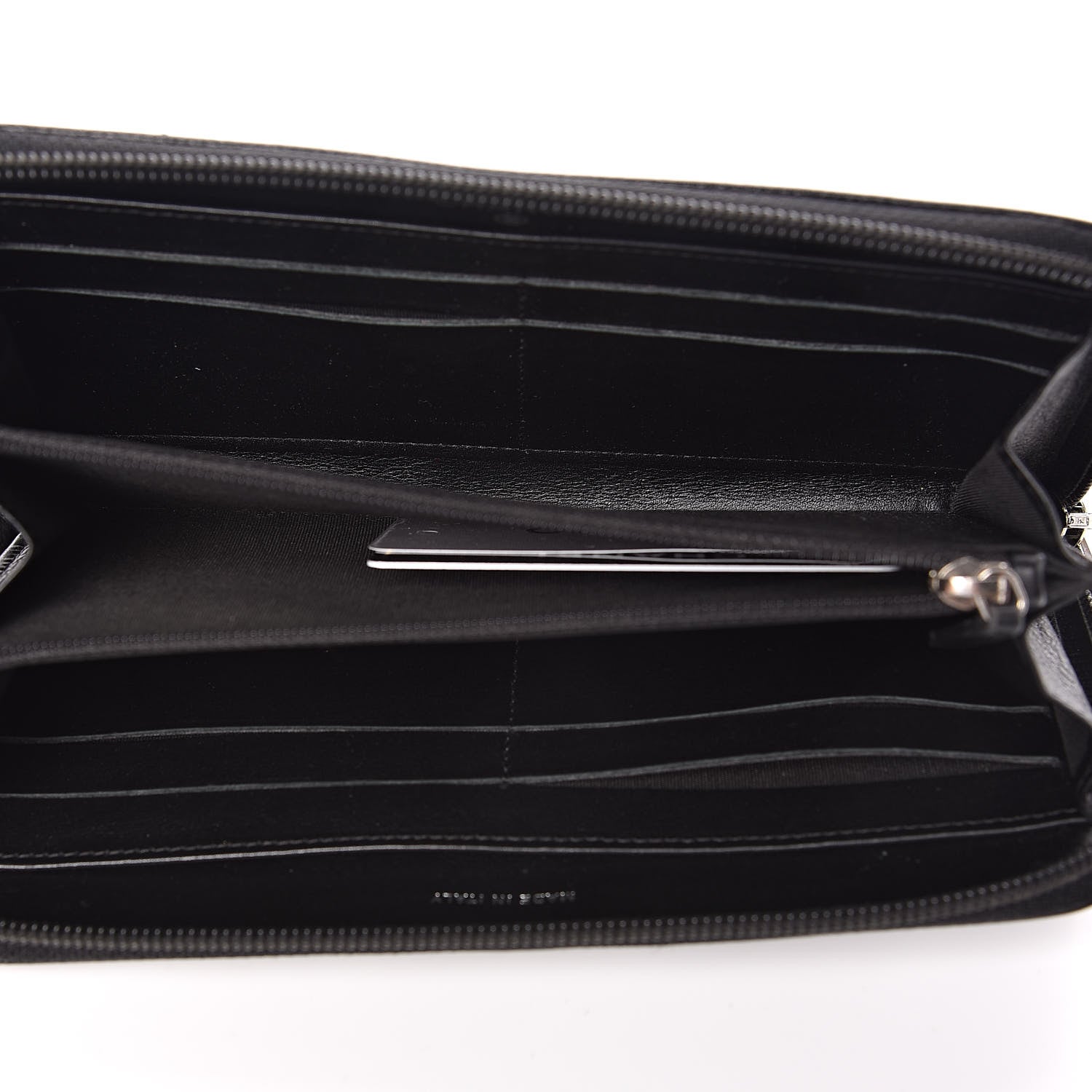 Chanel Caviar Timeless CC Zip Around Wallet Black 5 of 9