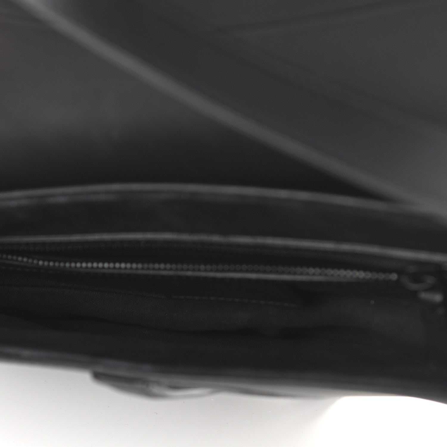Christian Dior Ultra Matte Calfskin Saddle Bag Black 5 of 12