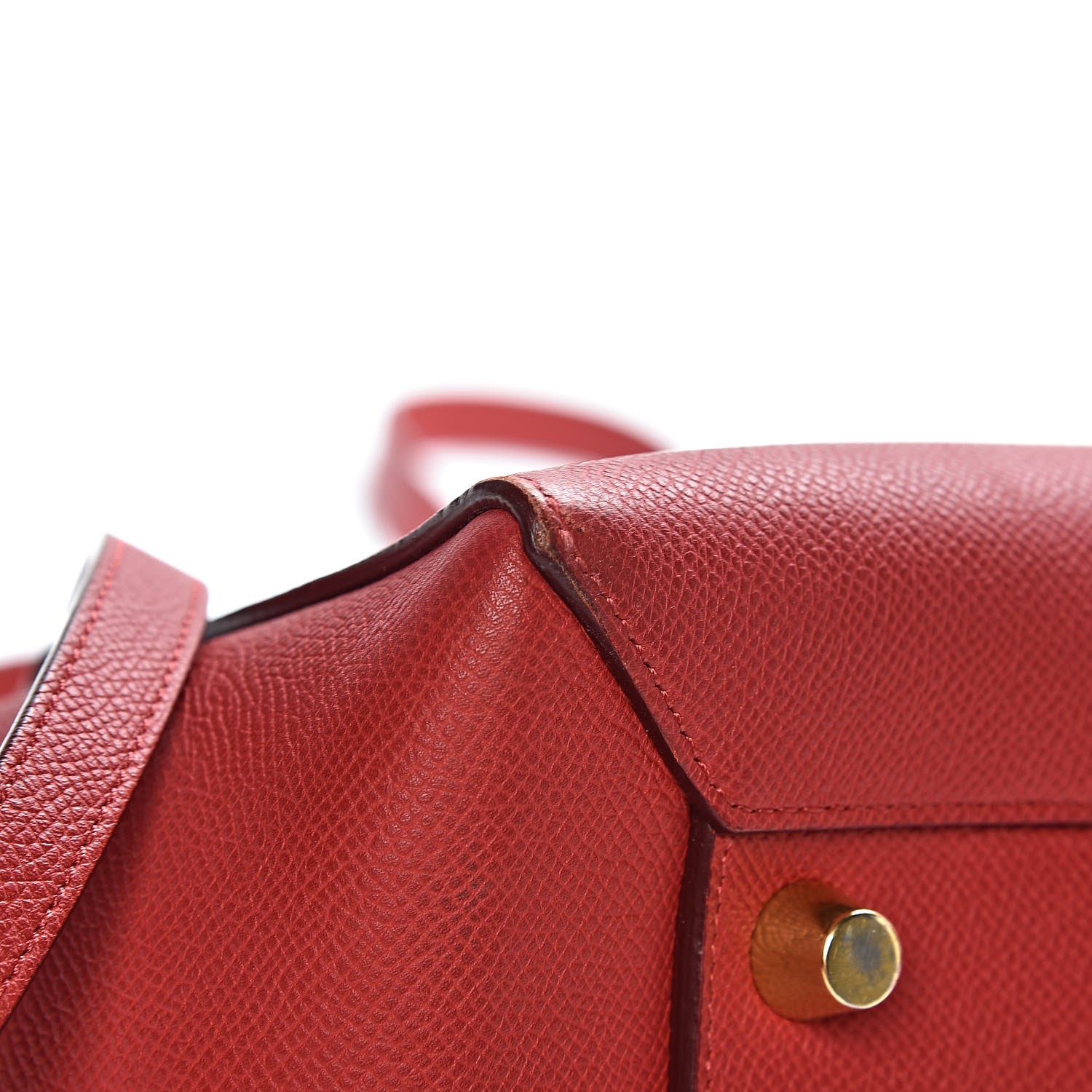 Celine Grained Calfskin Mini Belt Bag Coquelicot 12 of 16