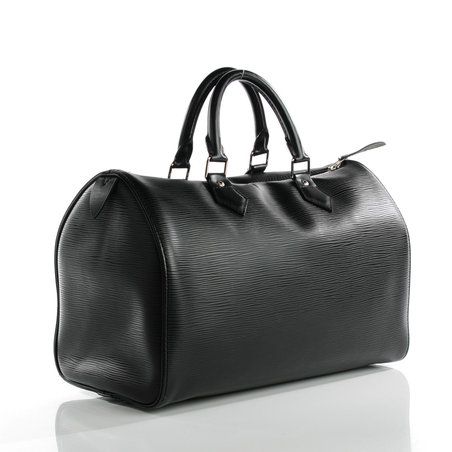 Louis Vuitton Epi Speedy 35 Black 3 of 8