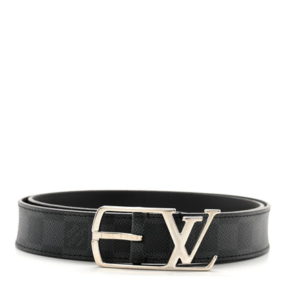 Louis Vuitton Damier Graphite 30mm Neogram LV Belt 90 36 1 of 6