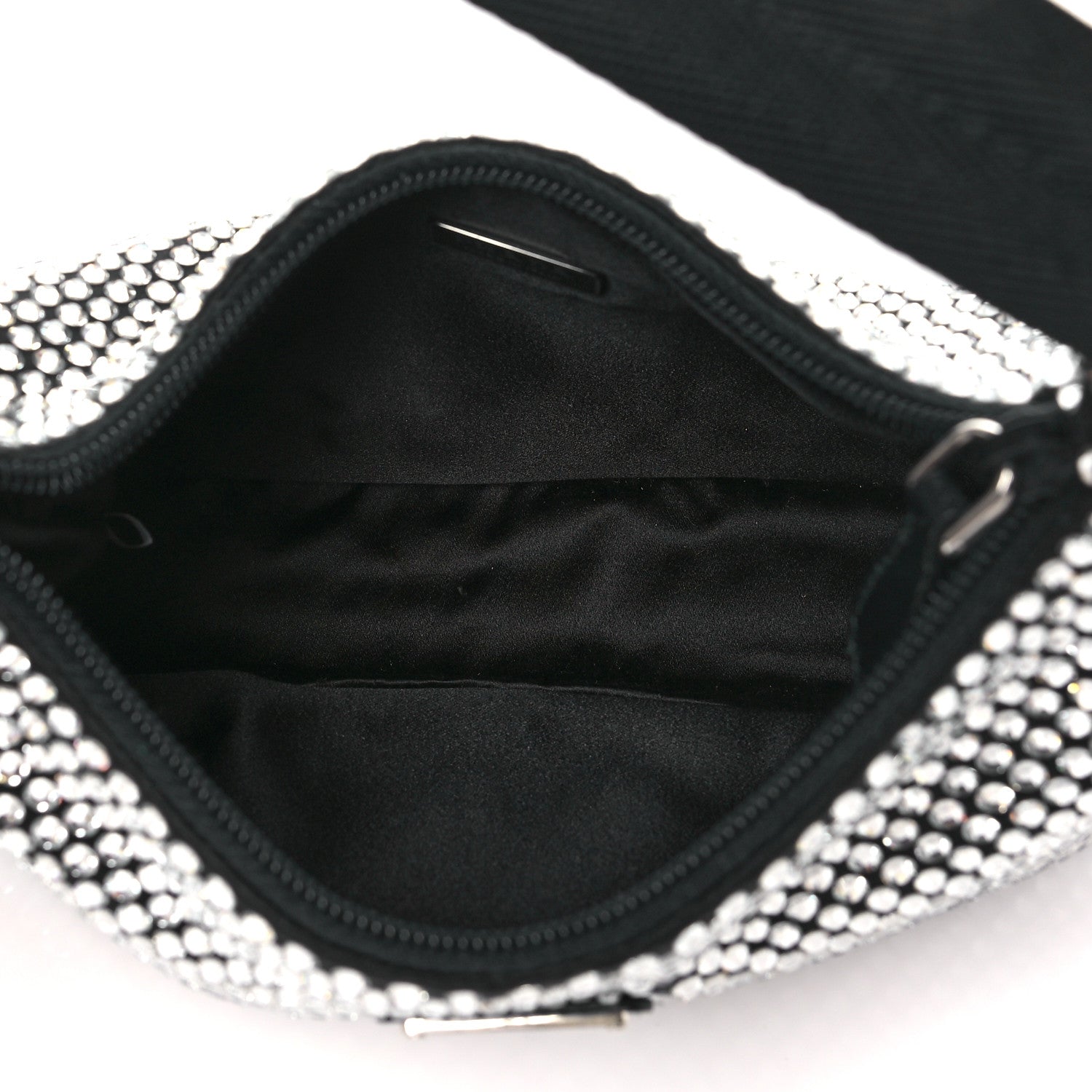Prada Satin Crystal Mini Re-Edition 2000 Bag Cristal 5 of 9