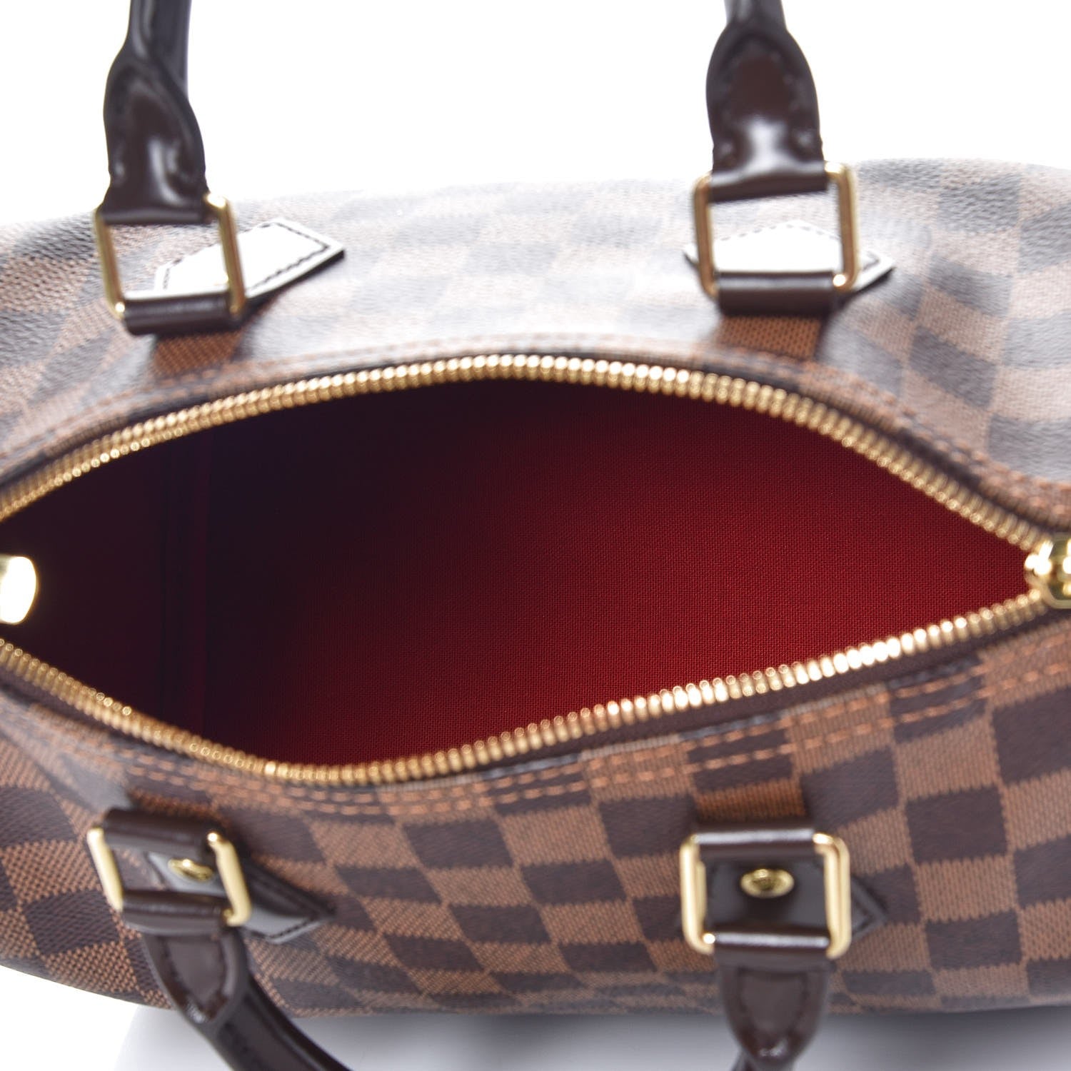 Louis Vuitton Damier Ebene Speedy Bandouliere 25 6 of 9