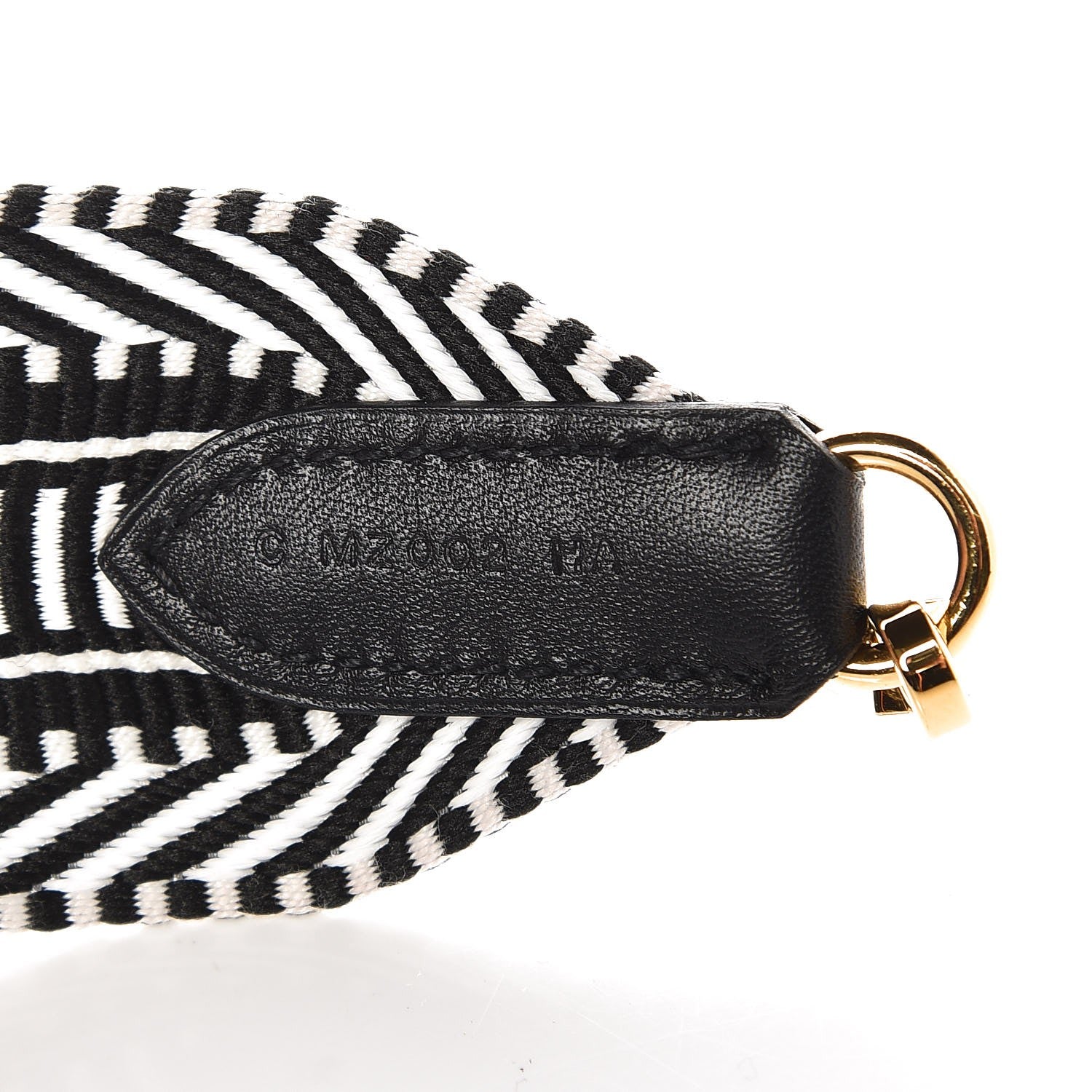 Hermes Toile Swift 50mm Sangle Cavale Shoulder Strap Black Ecru 4 of 6
