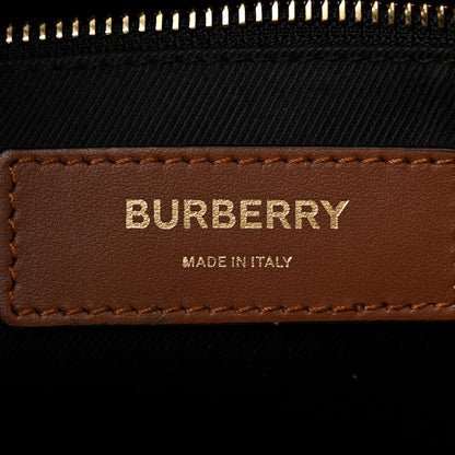 Burberry E-Canvas Monogram Calfskin Knight Messenger Bag Bridle Brown 5 of 9