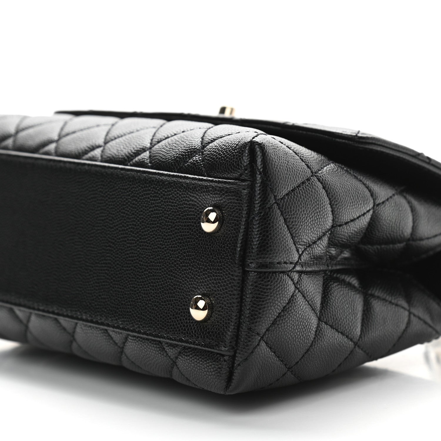 Chanel Caviar Quilted Mini Coco Handle Flap Black 10 of 11