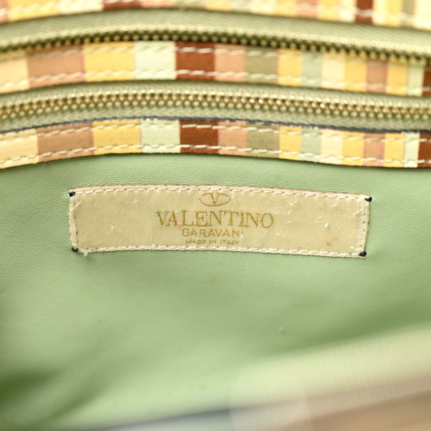 Valentino Garavani Vitello Native Couture 1975 Mini Rockstud Tote Multicolor 6 of 12