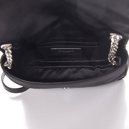 Saint Laurent Sequins Toy West Hollywood Shoulder Bag Nero Argento 6 of 7