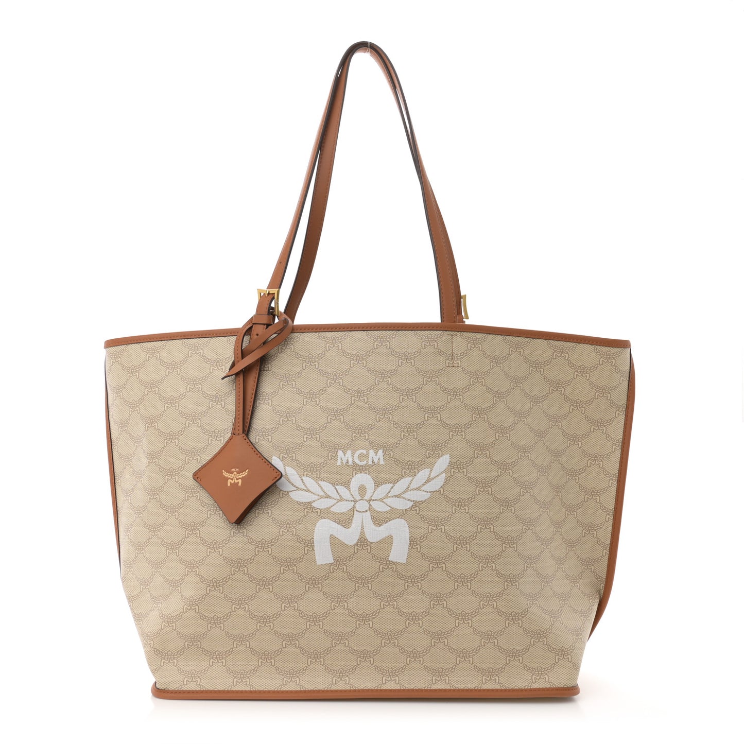 Lauretos Nappa Medium Himmel Shopper Tote Oatmeal