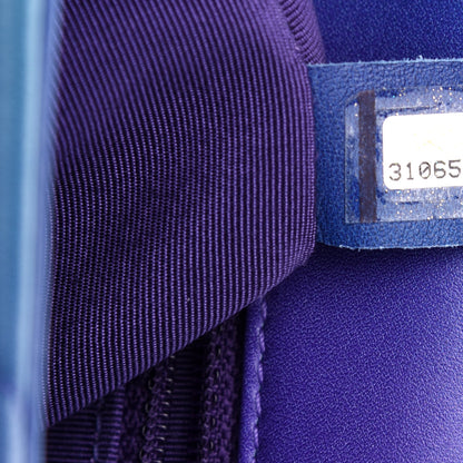 Chanel Tie Dye Calfskin Quilted Medium Chanel 19 Flap Blue Purple 7 of 10
