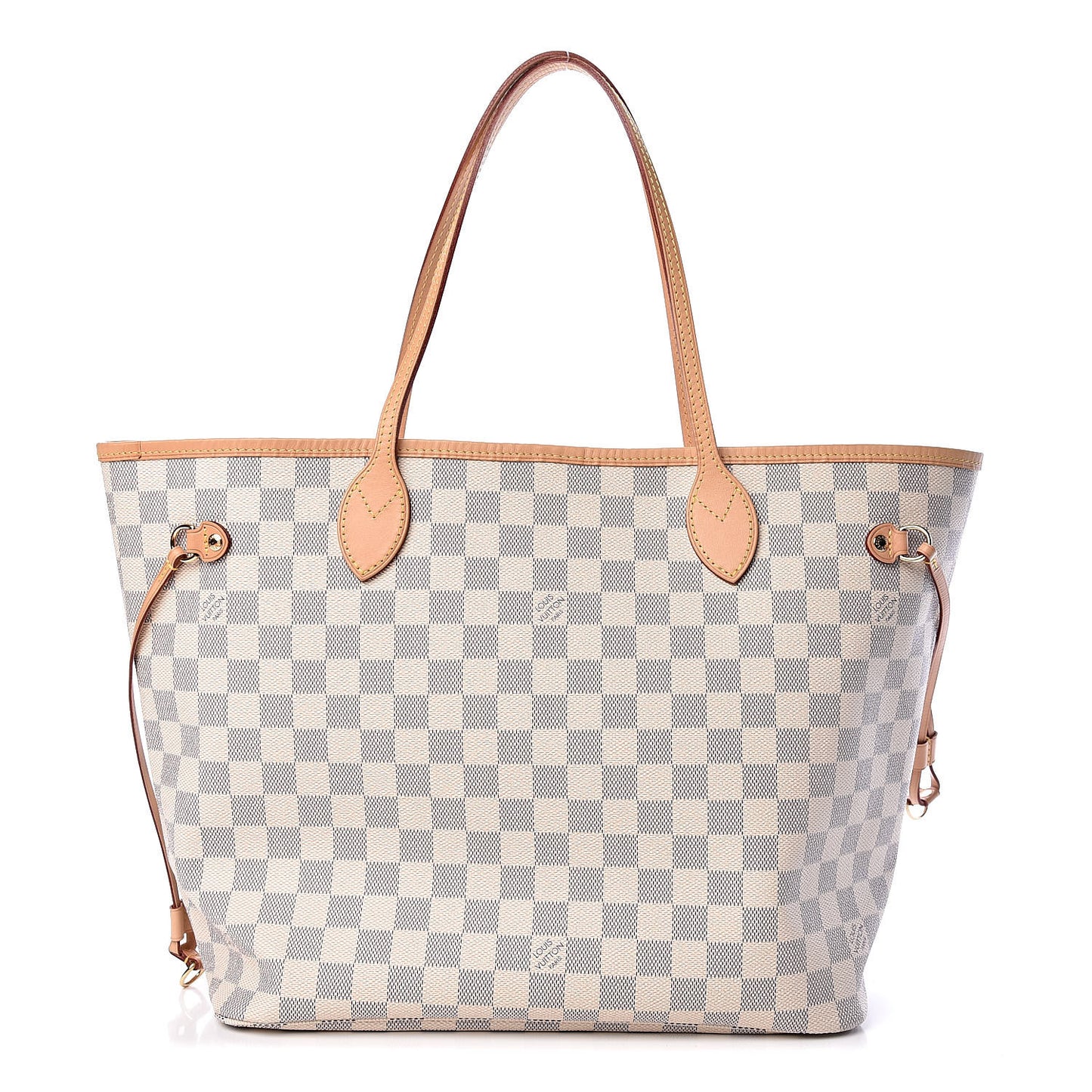 Damier Azur Neo Neverfull MM Rose Ballerine