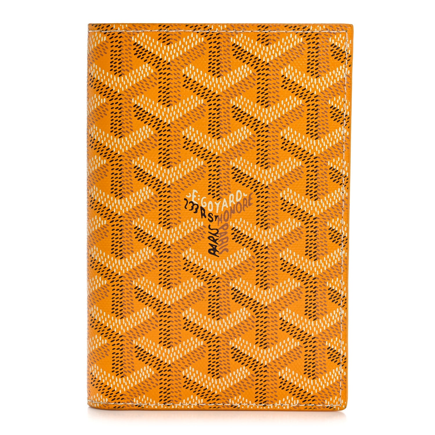 Goyard Goyardine Grenelle Passport Wallet Yellow 1 of 7