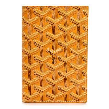 Goyard Goyardine Grenelle Passport Wallet Yellow 1 of 7