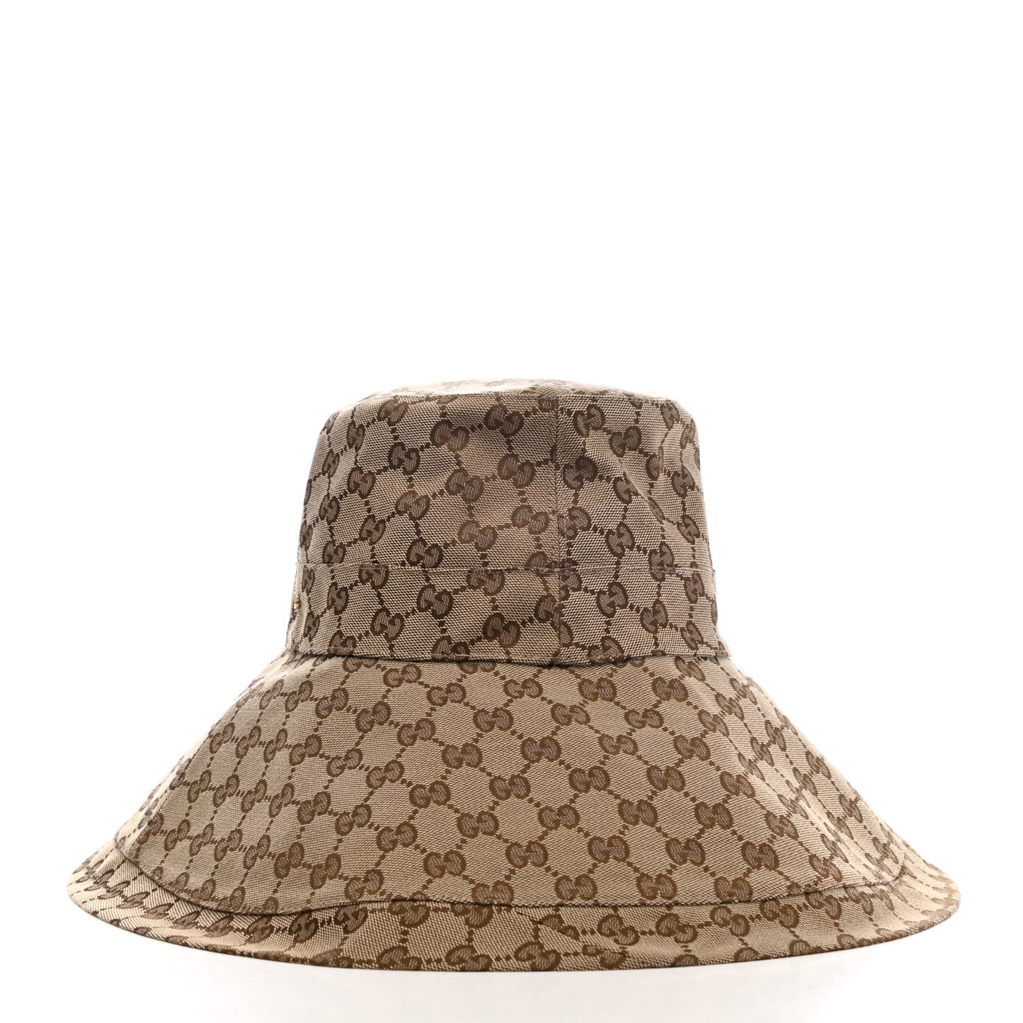 Monogram Wide Brim Hat M 57 Beige