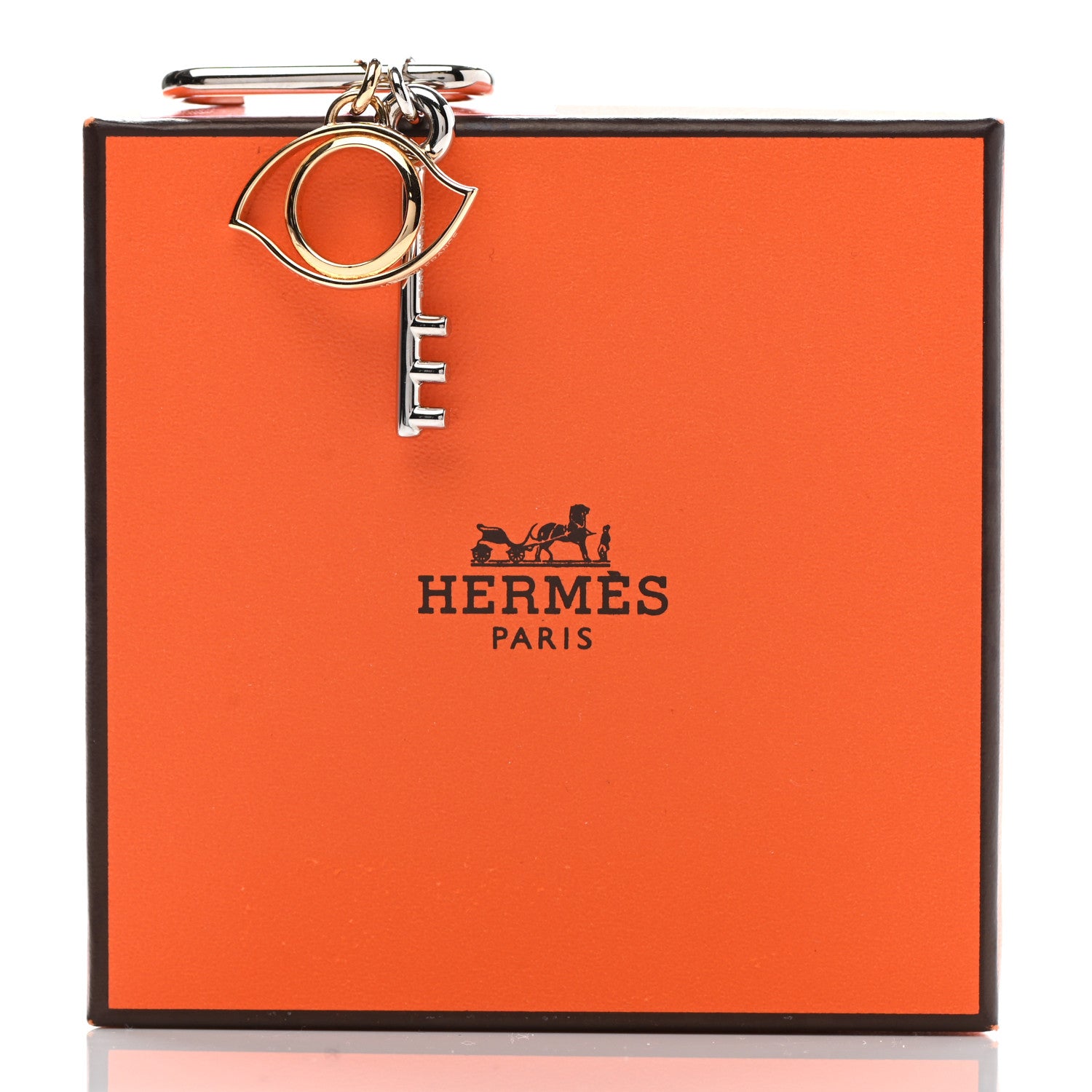 Hermes Palladium Permabrass Curiosite Charm Brooch Set 5 of 5