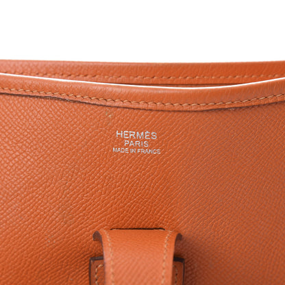 Hermes Epsom Evelyne III PM Orange 6 of 21