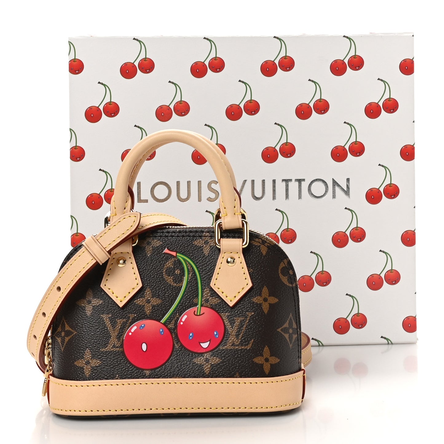 LV X TM Monogram Cerises Nano Alma