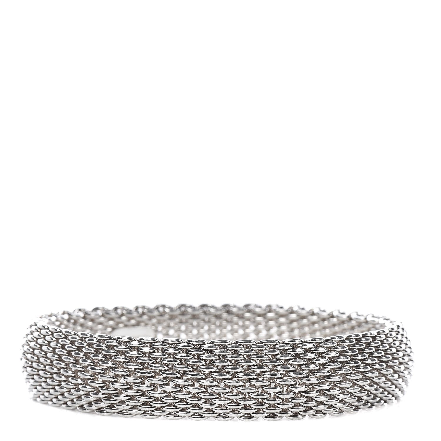 Tiffany Sterling Silver Somerset Mesh Bracelet 1 of 4