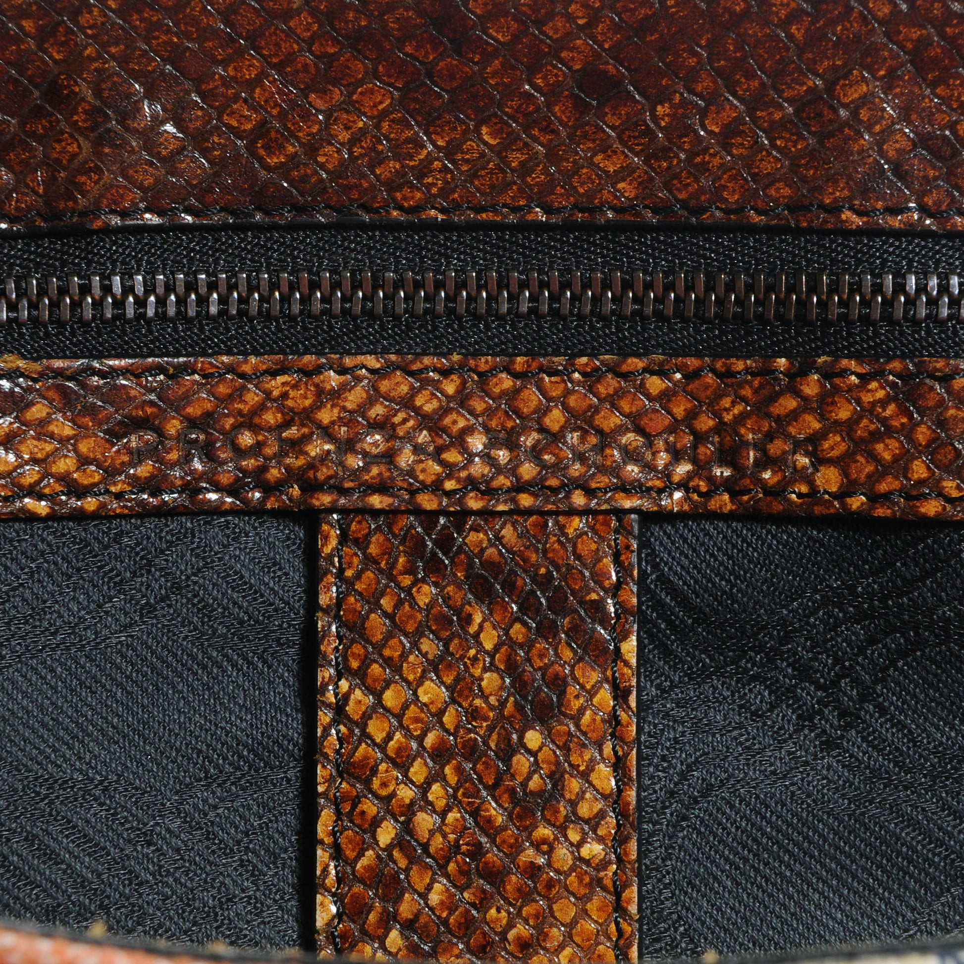 Proenza Schouler Canvas and Printed Python PS1 Large Satchel 7 of 13