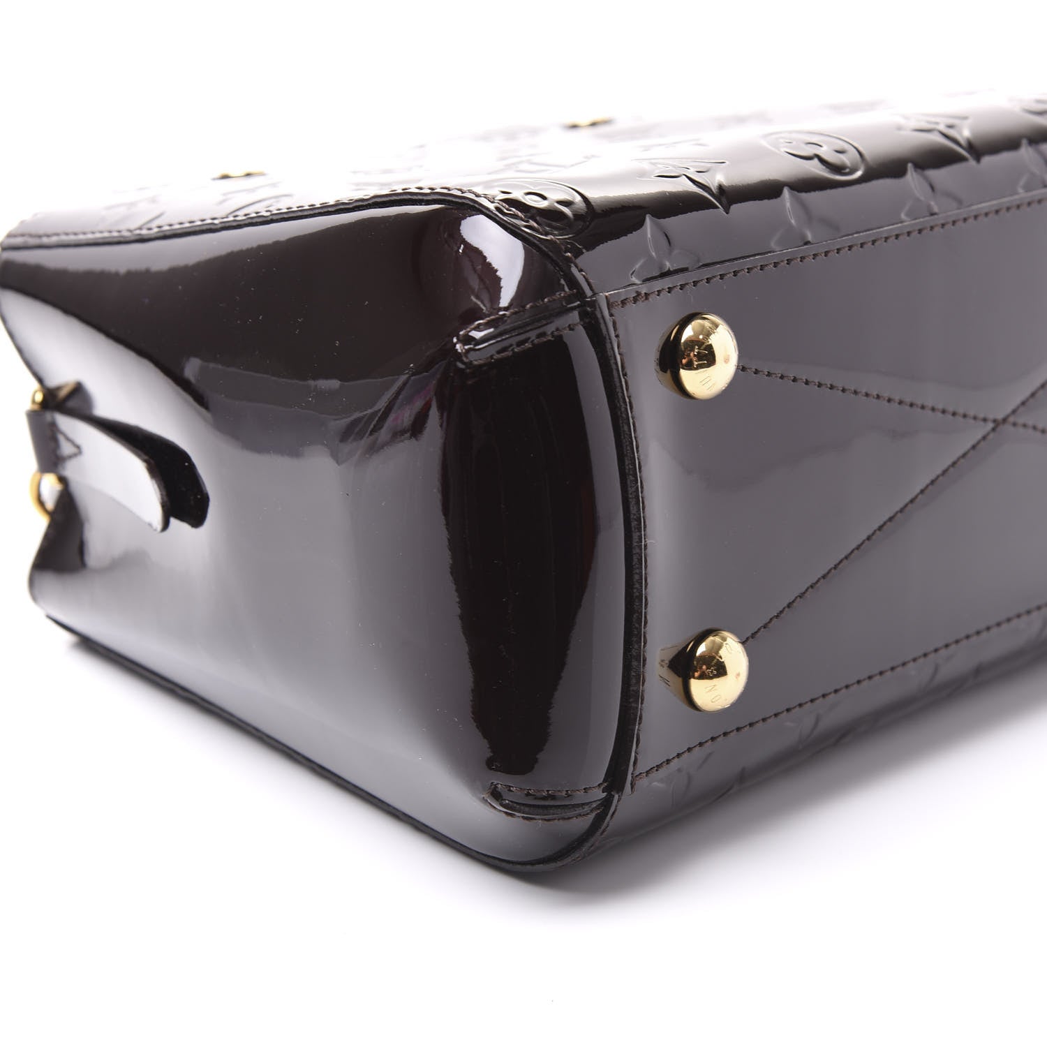 Louis Vuitton Vernis Montaigne BB Amarante 8 of 9