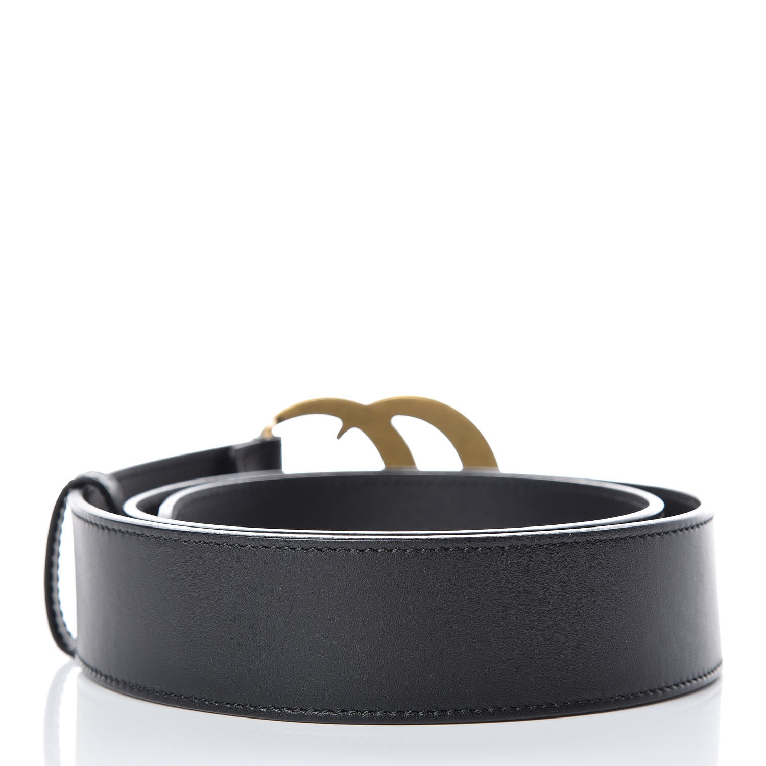 Gucci Calfskin Double G 40mm Belt 85 34 Black 3 of 7