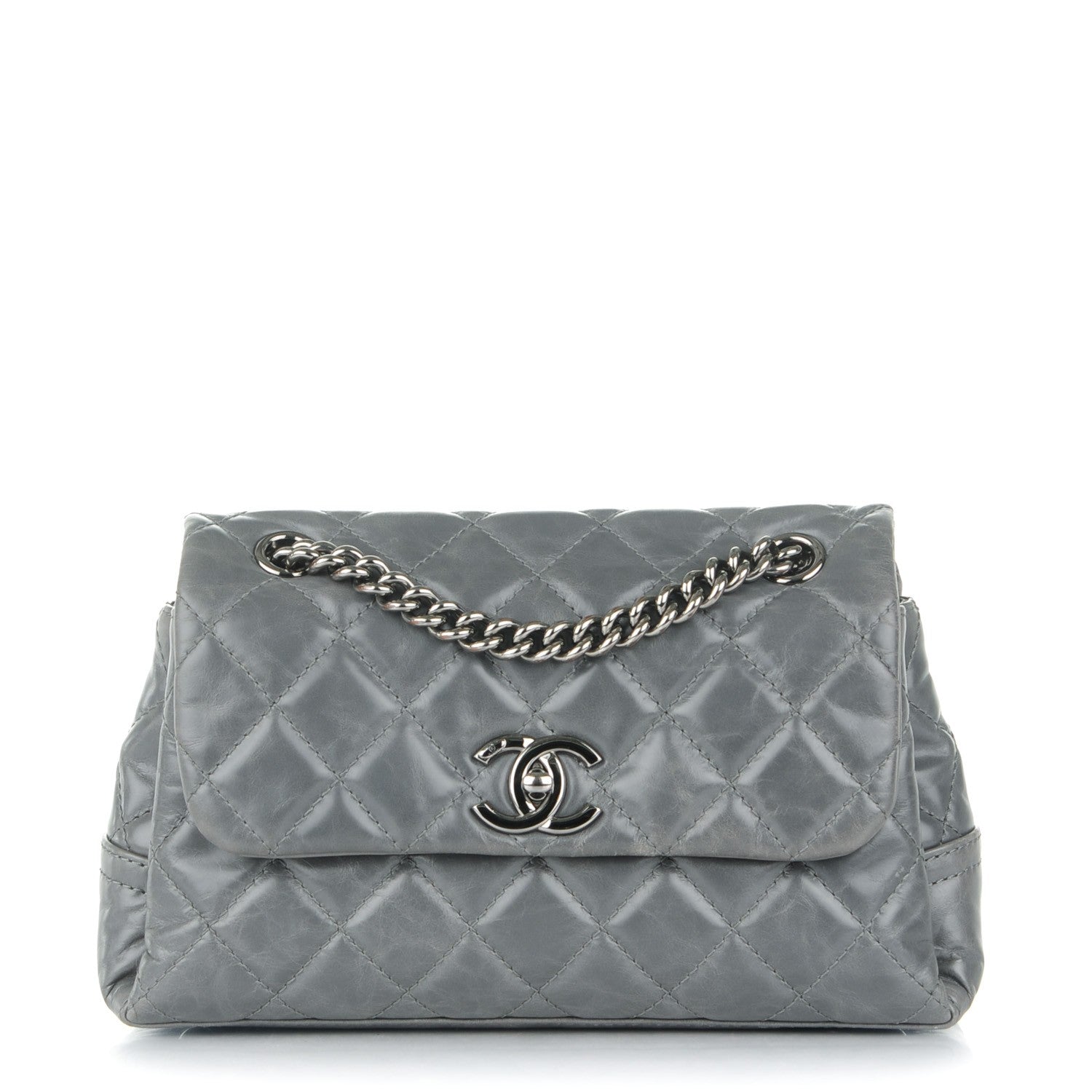 Chanel Calfskin Small Lady Pearly Flap Grey 1 of 8