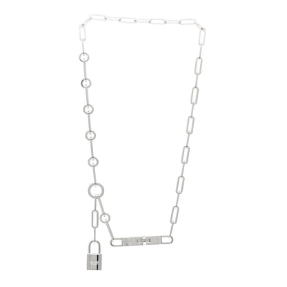 Hermes Sterling Silver Kelly Chaine Lariat Necklace 3 of 4