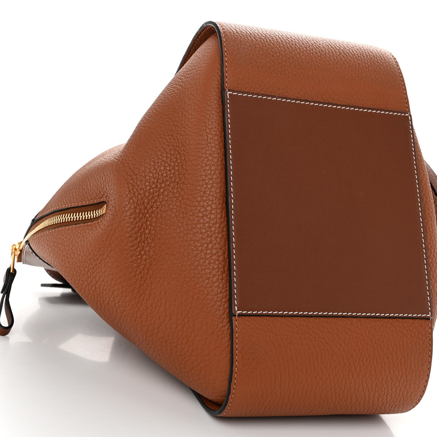 Grained Calfskin Small Hammock Shoulder Bag Tan