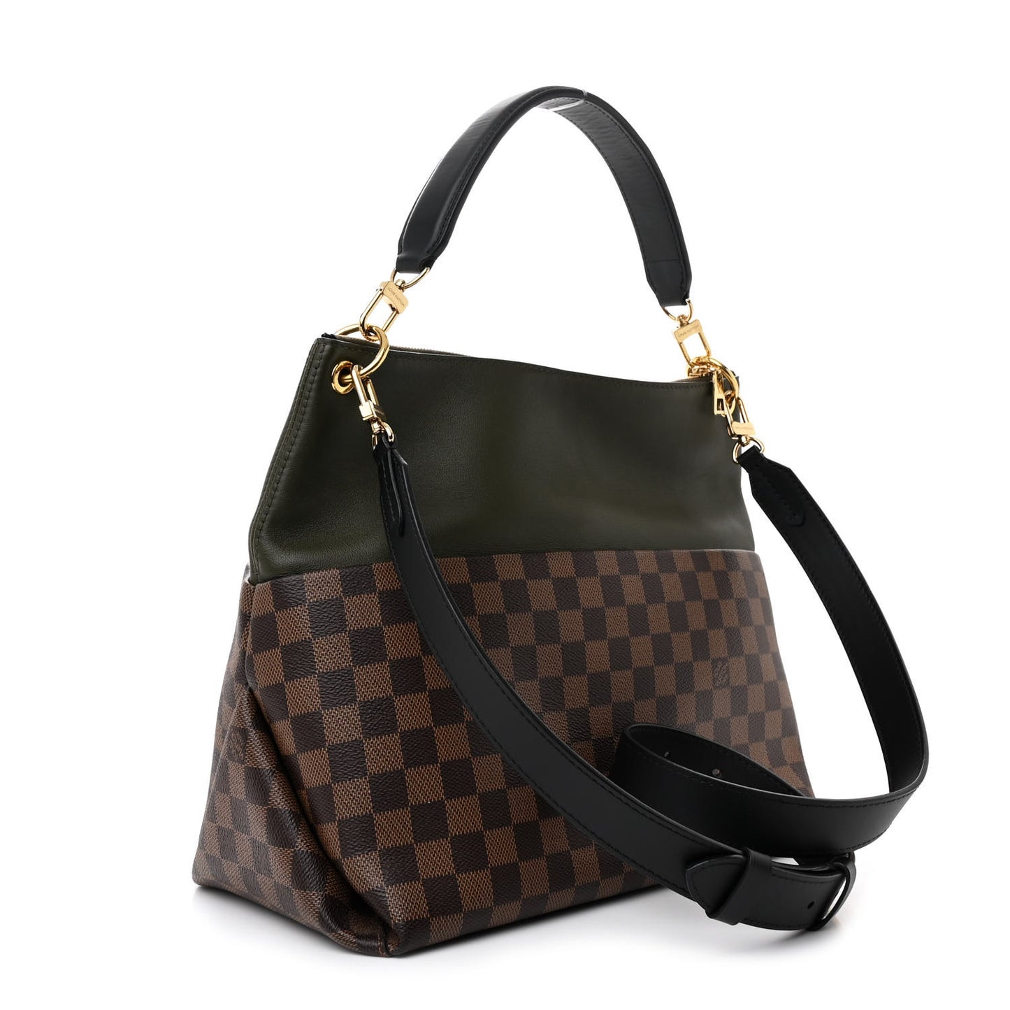 Damier Ebene Calfskin Maida Khaki