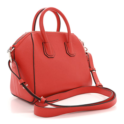 Givenchy Sugar Goatskin Mini Antigona Pop Red 3 of 10