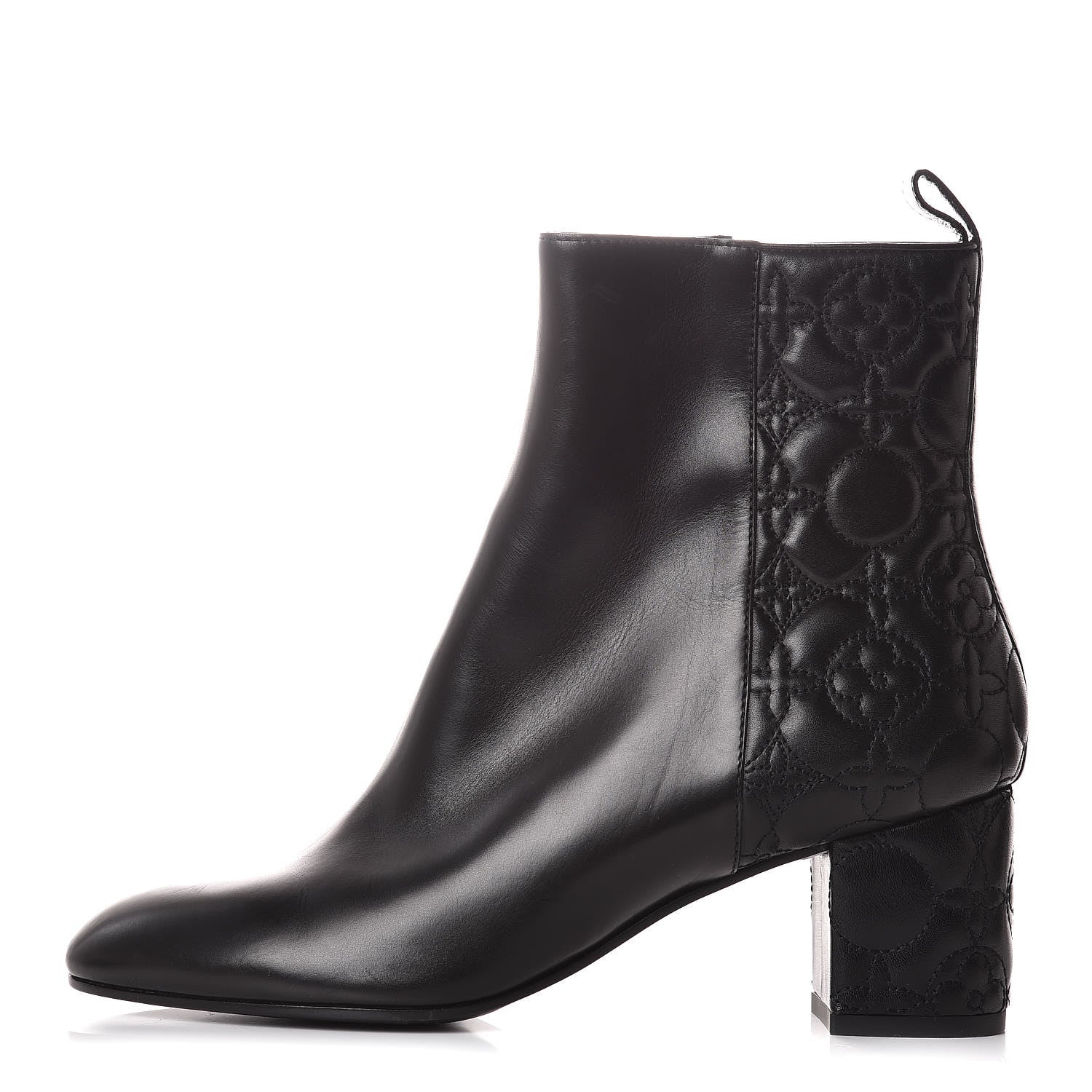 Louis Vuitton Lambskin Upstage Ankle Boots 40 Black 1 of 10