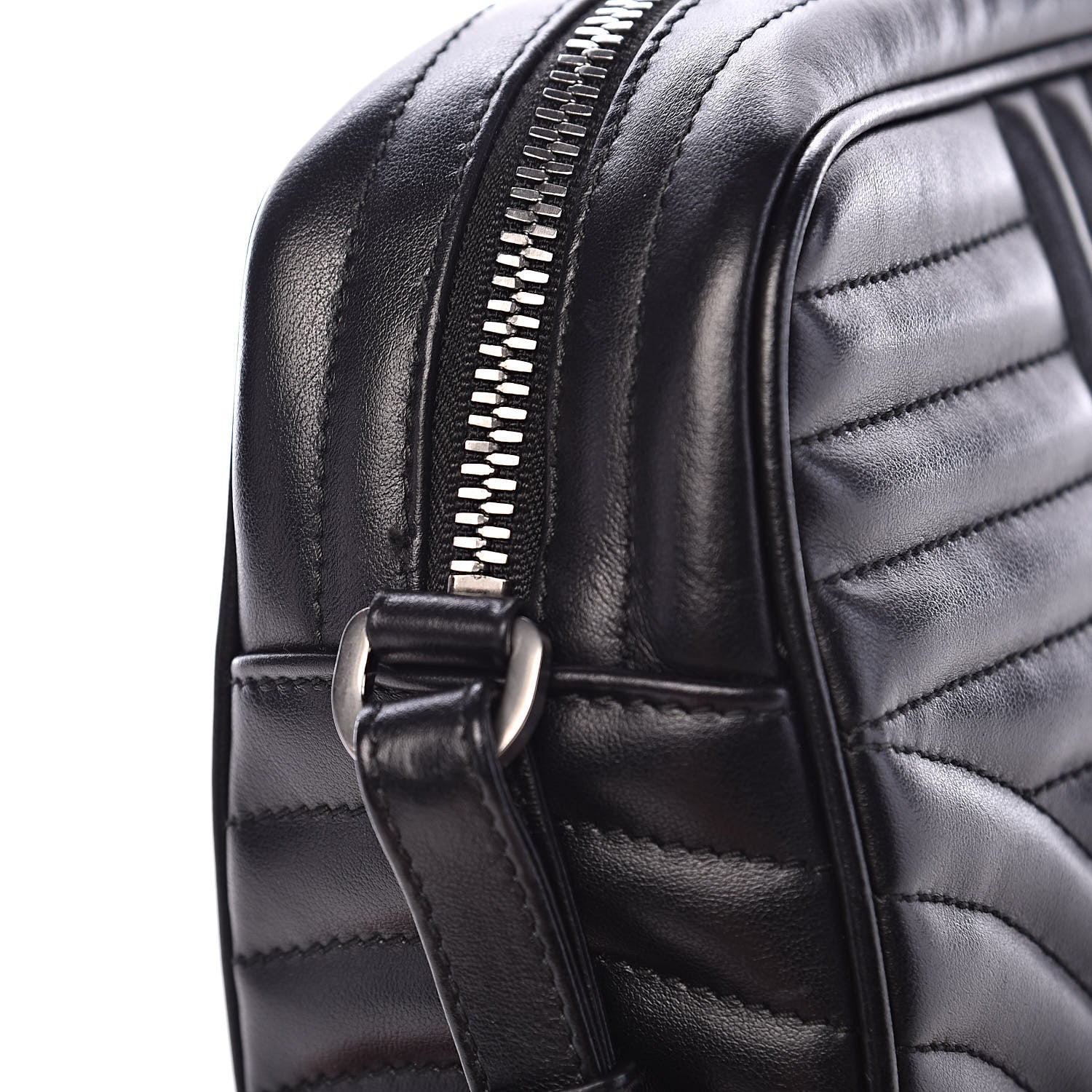 Prada Soft Calfskin Diagramme Crossbody Bag Black 9 of 13