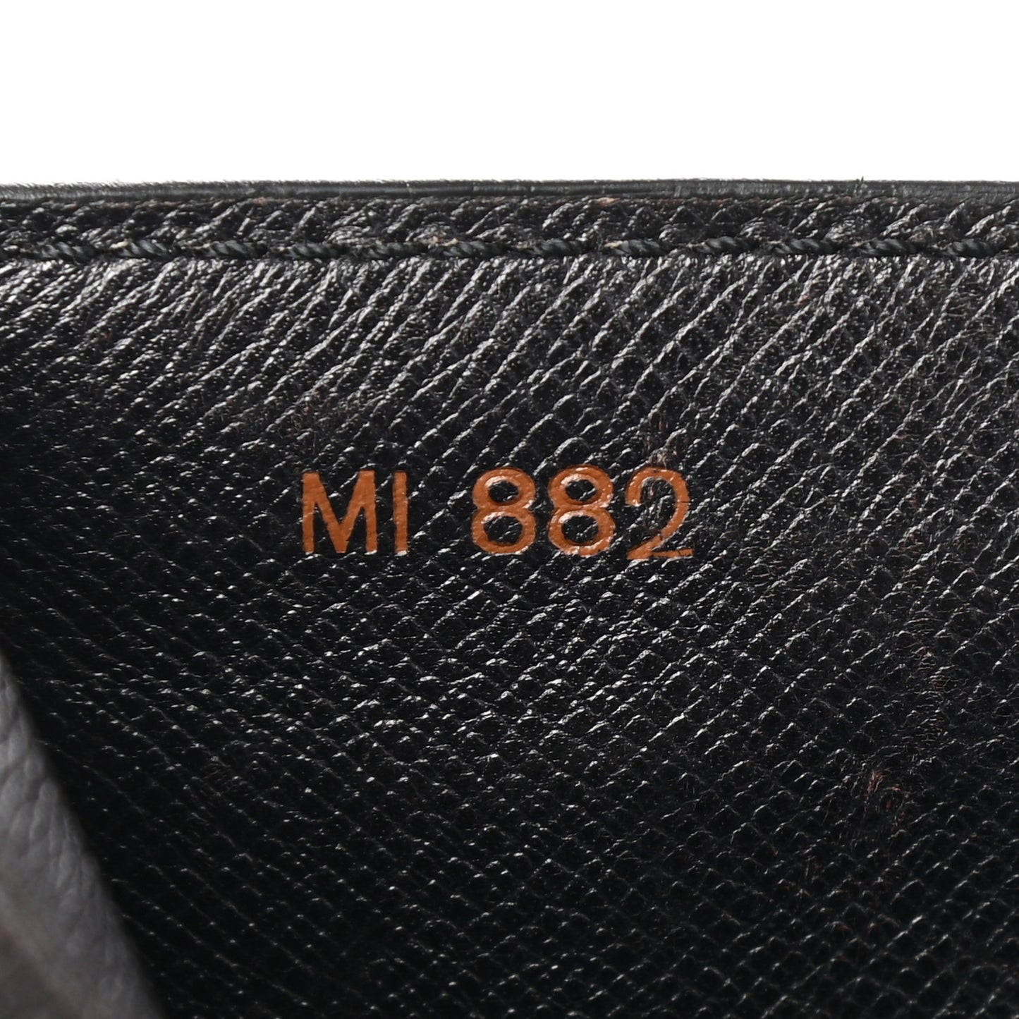 Epi Pochette Sellier Dragonne Clutch Black