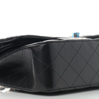 Chanel Lambskin Quilted Small Double Flap Black 9 of 13