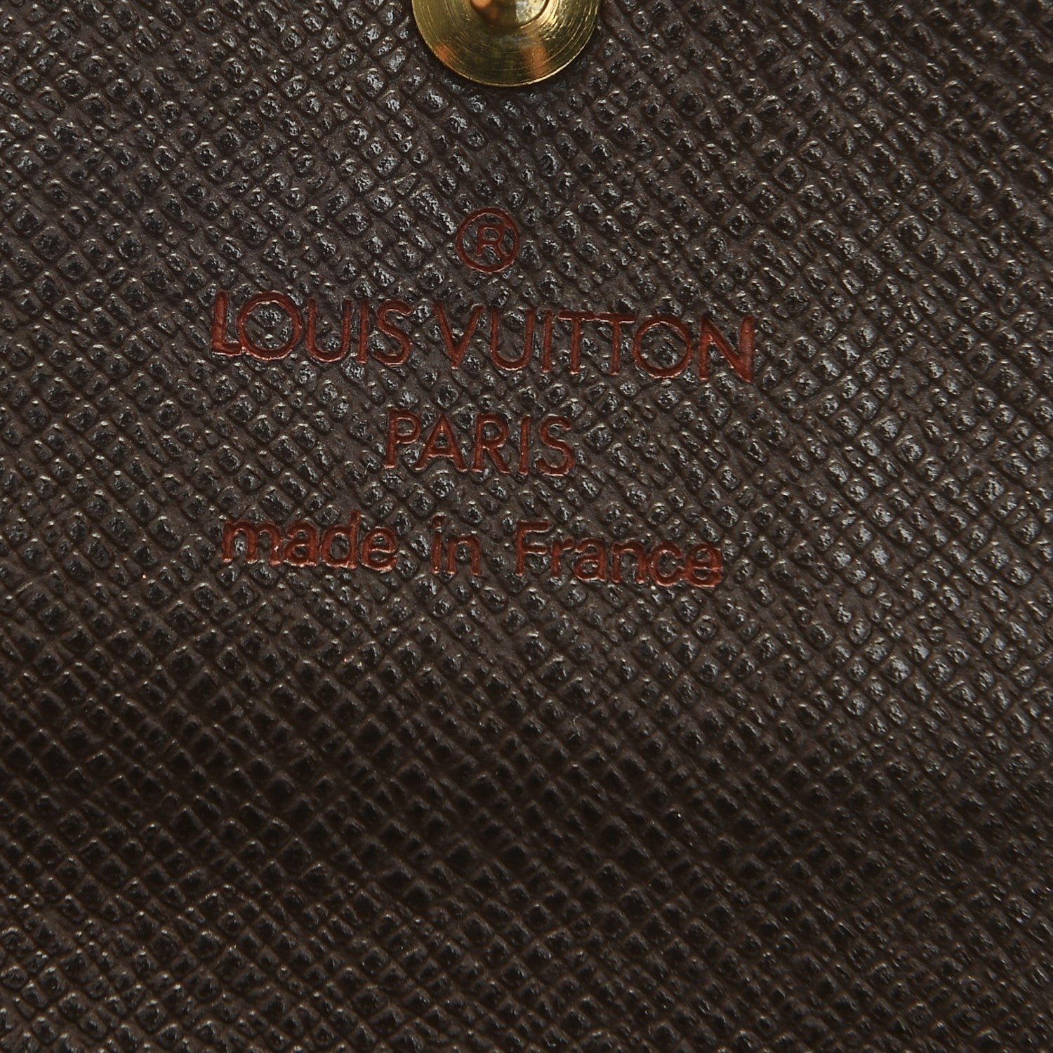 Louis Vuitton Damier Ebene Elise Wallet 6 of 6