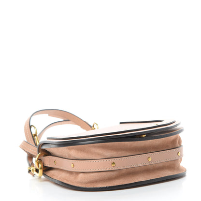 Chloe Calfskin Suede Small Nile Bracelet Bag Biscotti Beige 4 of 10