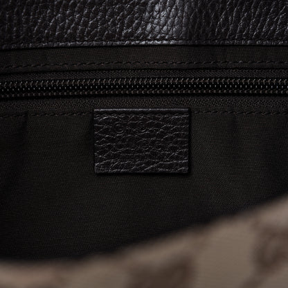 Gucci Monogram Flap Messenger Bag Beige Dark Brown 8 of 13