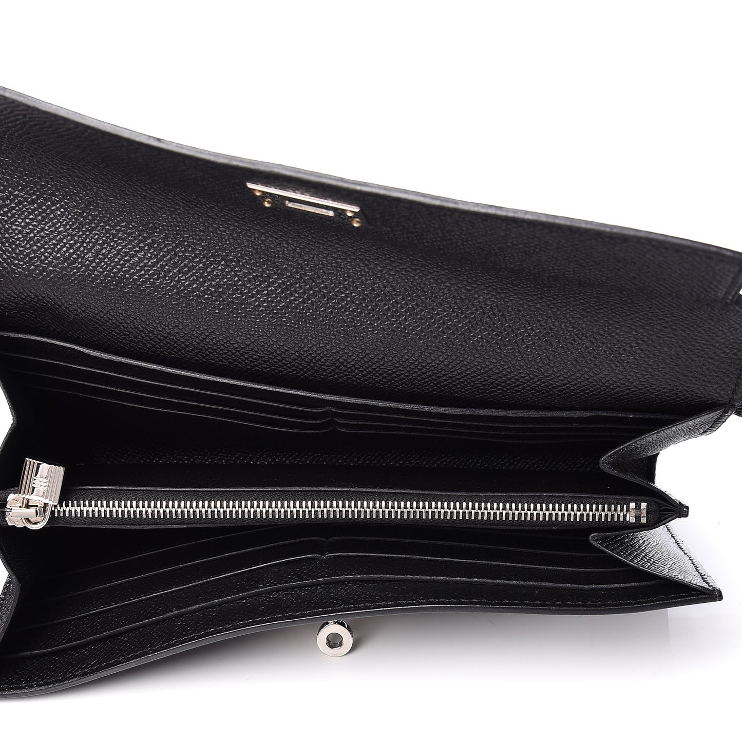 Epsom Kelly Longue Wallet Black