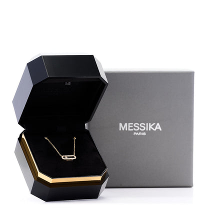 Messika 18K Yellow Gold Diamond Move Uno Pave Necklace 7 of 7