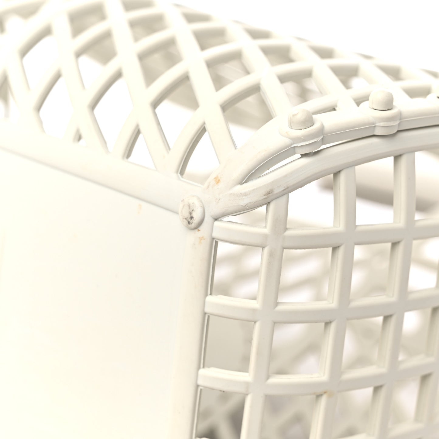 Recycled Plastic Vitello Liberty Matte Medium Fendi Basket White Ice
