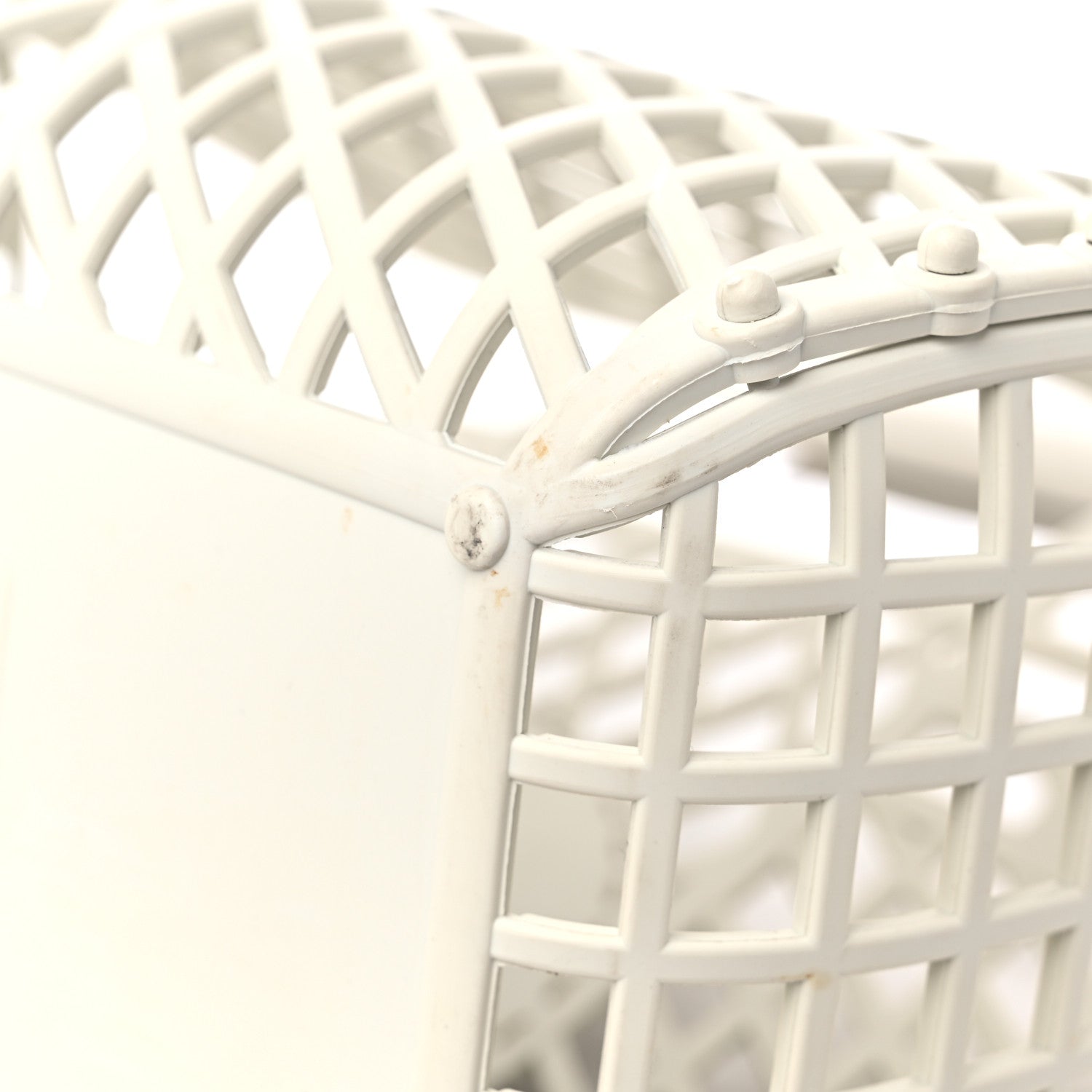Fendi Recycled Plastic Vitello Liberty Matte Medium Fendi Basket White Ice 10 of 12