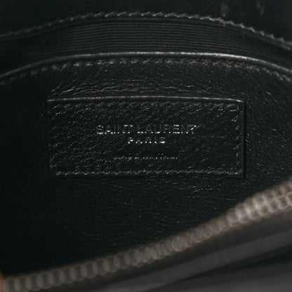 Saint Laurent Calfskin Y Quilted Monogram Small Loulou Chain Satchel Black 5 of 10