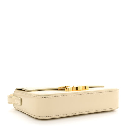 Celine Natural Calfskin Triomphe Shoulder Bag White 4 of 12