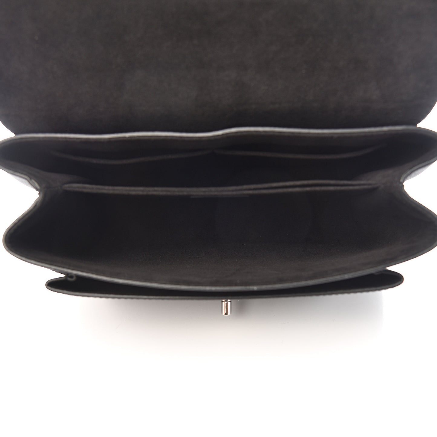 Soft Calfskin My Lockme Top Handle Black