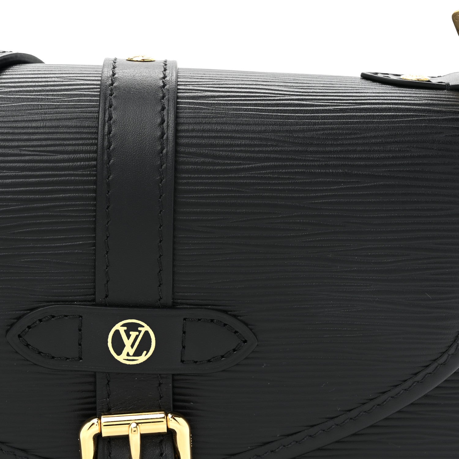Louis Vuitton Epi Saumur BB Black 7 of 10