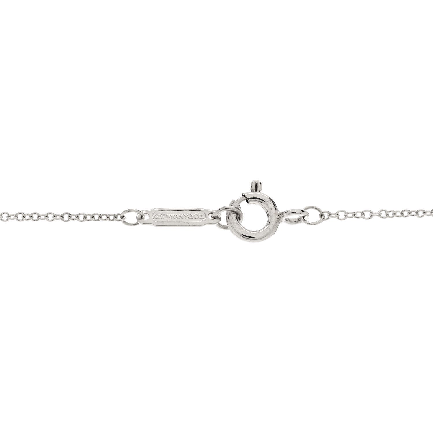 Tiffany Sterling Silver Notes Round Pendant Necklace 5 of 7