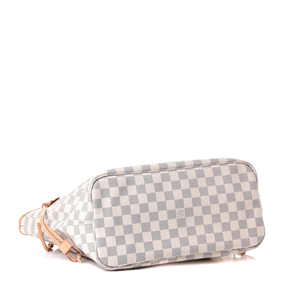 Louis Vuitton Damier Azur Neo Neverfull MM Rose Ballerine 4 of 12